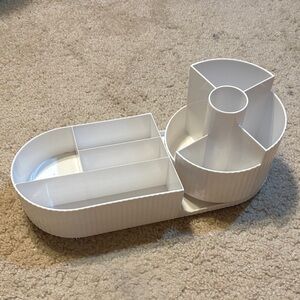 White Rotating Organizer